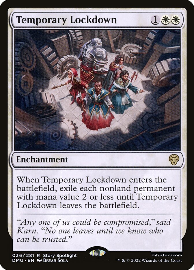 Temporary Lockdown (Dominaria United)  - Foil | Good Games North