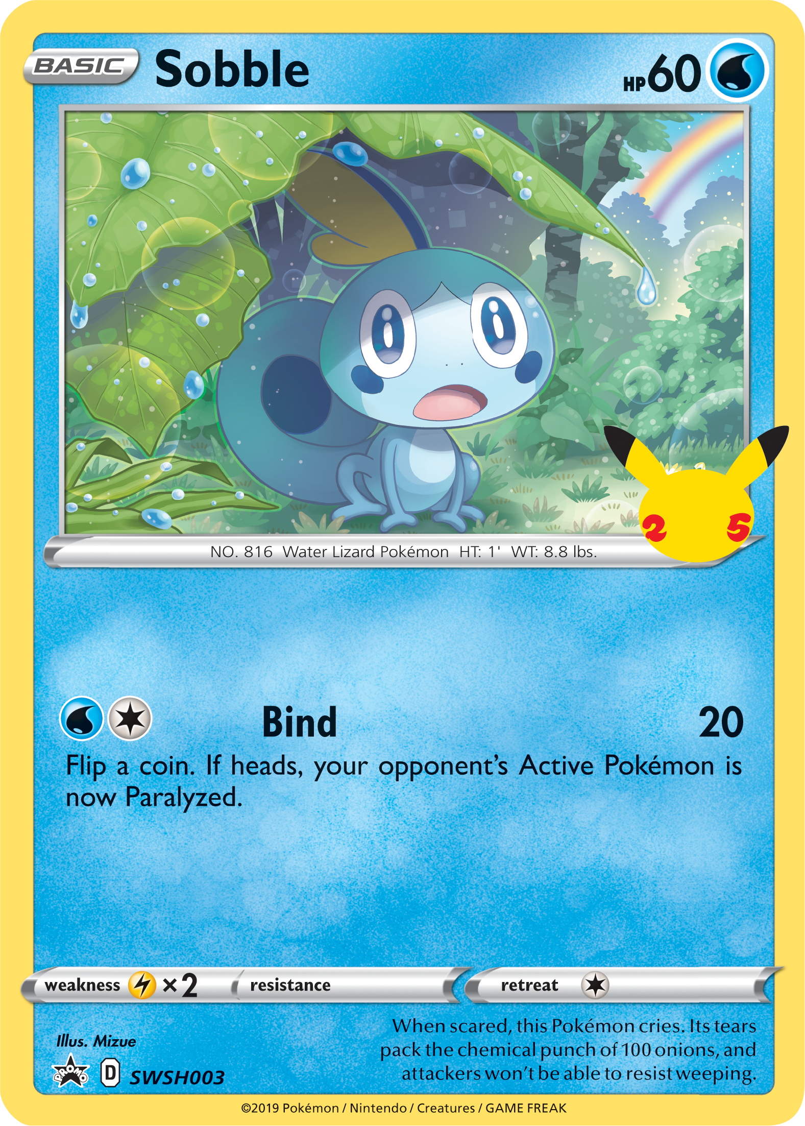 Sobble (SWSH003) (Jumbo Card) [First Partner Pack] | Good Games North