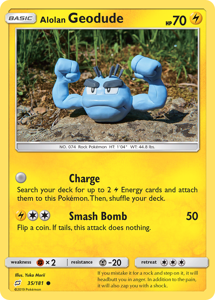 Alolan Geodude (35/181) [Sun & Moon: Team Up] | Good Games North