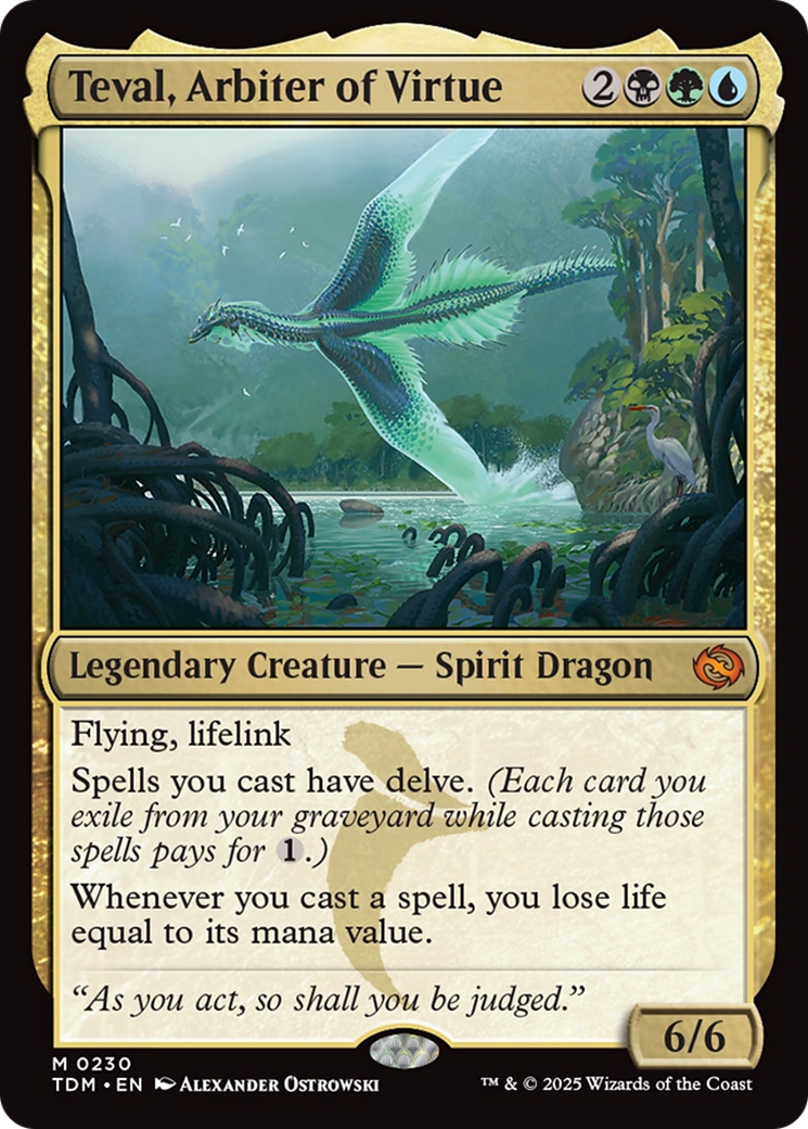 Teval, Arbiter of Virtue [Tarkir: Dragonstorm] | Good Games North