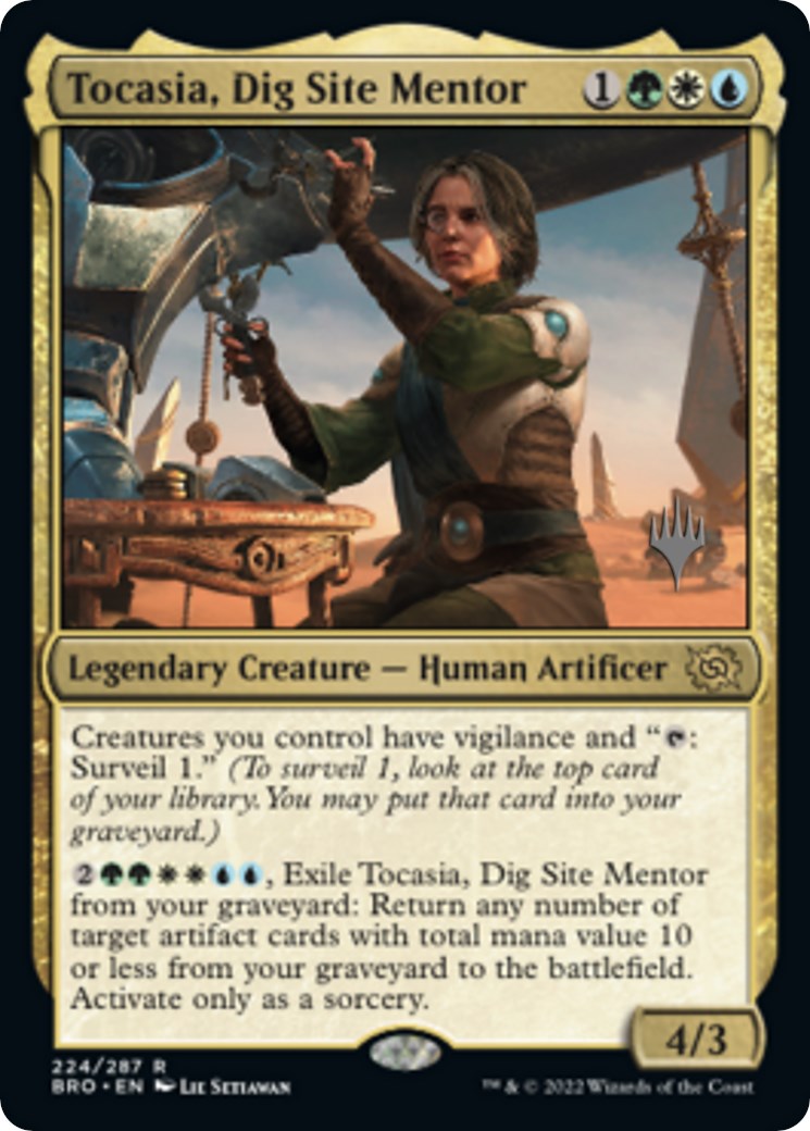 Tocasia, Dig Site Mentor (Promo Pack) [The Brothers' War Promos] | Good Games North