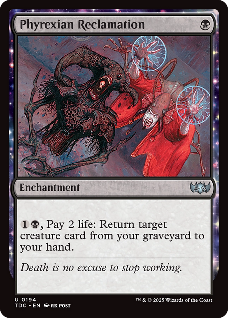 Phyrexian Reclamation [Tarkir: Dragonstorm Commander] | Good Games North