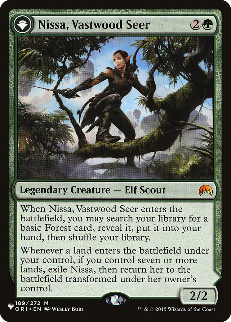 Nissa, Vastwood Seer // Nissa, Sage Animist [Secret Lair: From Cute to Brute] | Good Games North