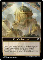 Elephant // City's Blessing Double-Sided Token [March of the Machine Commander Tokens] | Good Games North