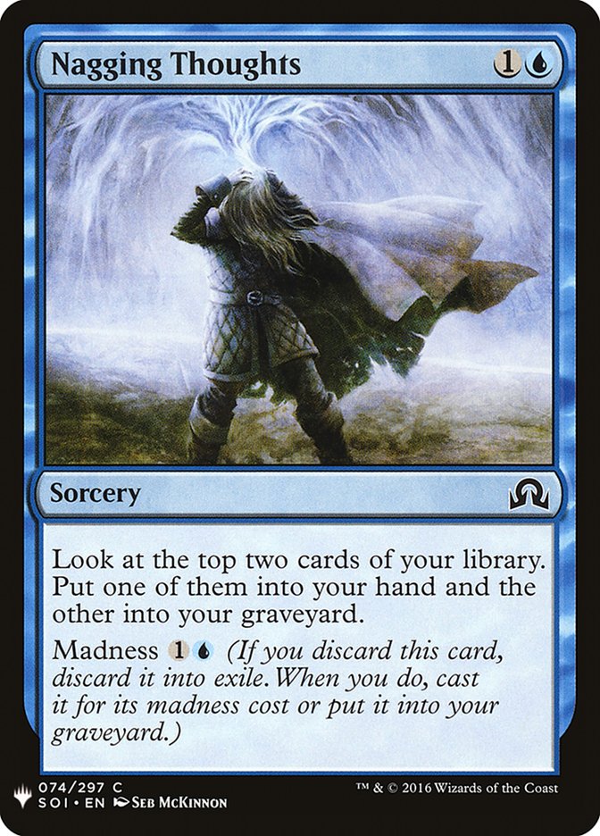 Nagging Thoughts [Mystery Booster] | Good Games North