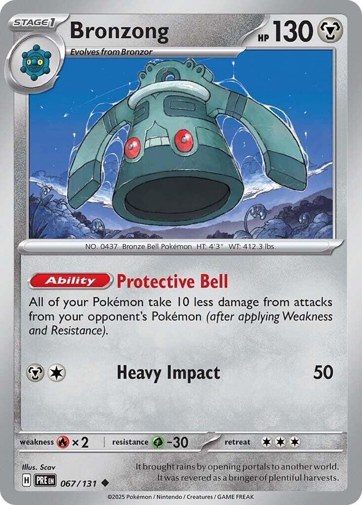 Bronzong (067/131) [Scarlet & Violet: Prismatic Evolutions] | Good Games North
