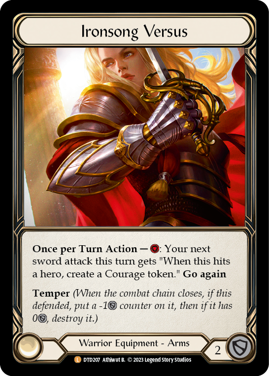 Ironsong Versus [DTD207] (Dusk Till Dawn)  Rainbow Foil | Good Games North
