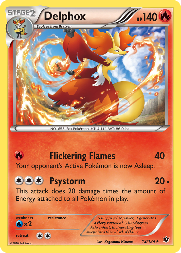 Delphox (13/124) [XY: Fates Collide] | Good Games North