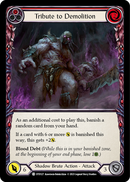 Tribute to Demolition (Red) [DTD127] (Dusk Till Dawn)  Rainbow Foil | Good Games North