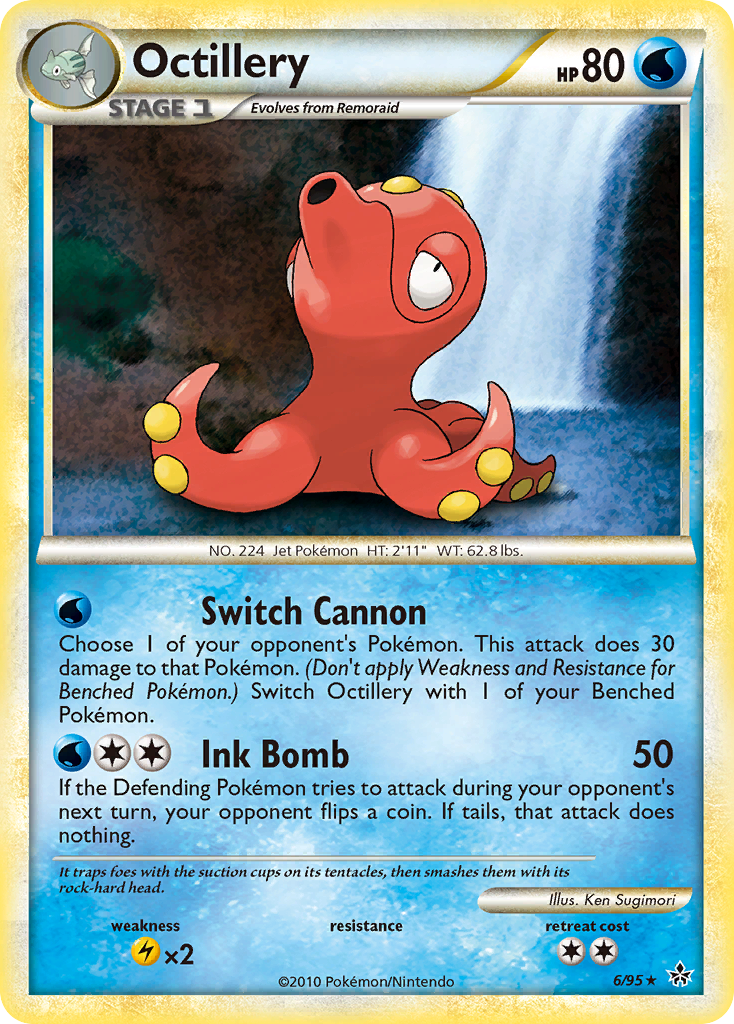 Octillery (6/95) [HeartGold & SoulSilver: Unleashed] | Good Games North