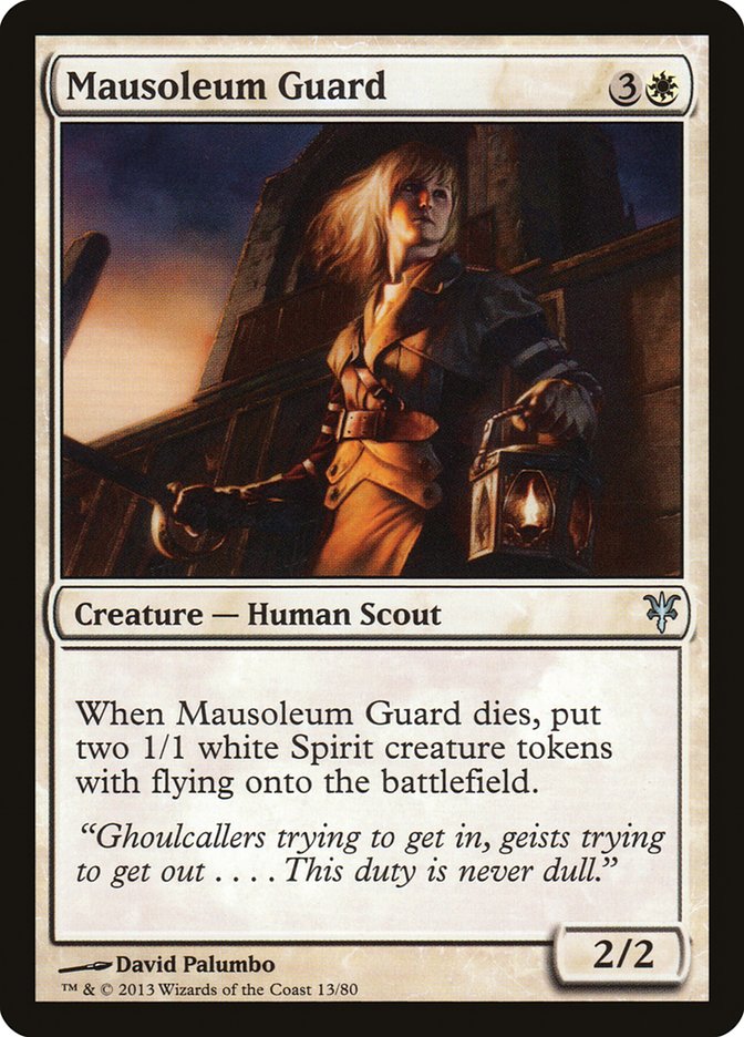 Mausoleum Guard [Duel Decks: Sorin vs. Tibalt] | Good Games North