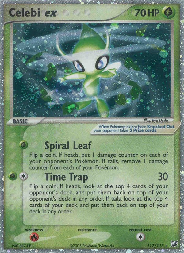 Celebi ex (117/115) [EX: Unseen Forces] | Good Games North
