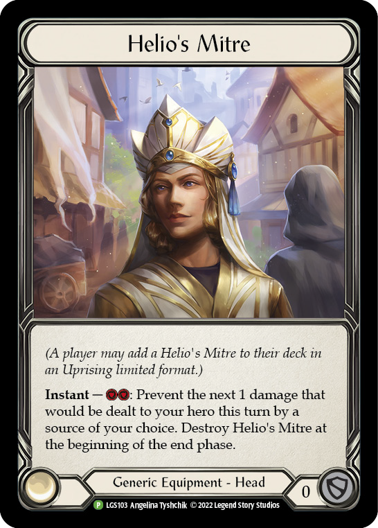 Helio's Mitre [LGS103] (Promo)  Rainbow Foil | Good Games North