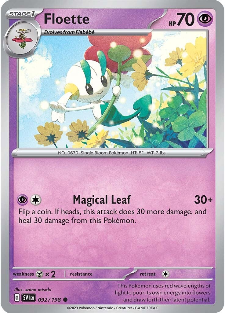 Floette (092/198) [Scarlet & Violet: Base Set] | Good Games North