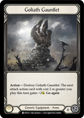 Goliath Gauntlet [U-WTR153] (Welcome to Rathe Unlimited)  Unlimited Rainbow Foil | Good Games North