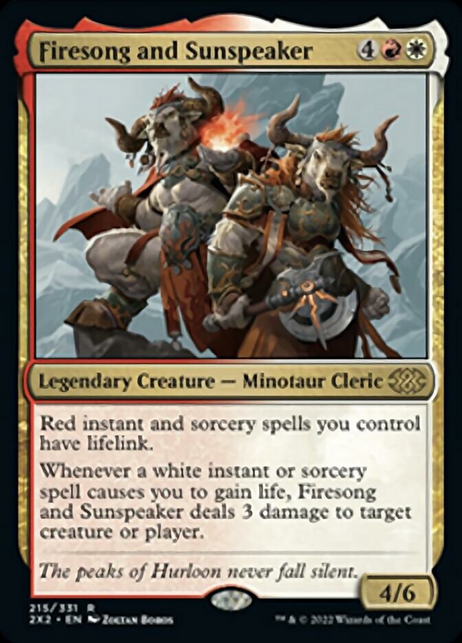 Firesong and Sunspeaker [Double Masters 2022] | Good Games North