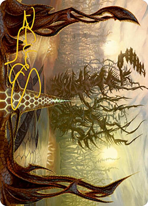 Thornglint Bridge Art Card (Gold-Stamped Signature) [Modern Horizons 2 Art Series] | Good Games North
