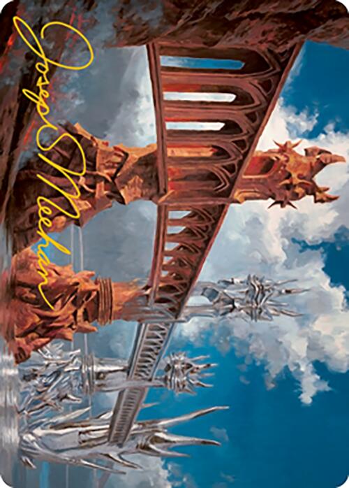 Silverbluff Bridge Art Card (Gold-Stamped Signature) [Modern Horizons 2 Art Series] | Good Games North