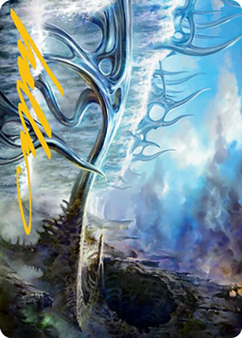 Mistvault Bridge Art Card (Gold-Stamped Signature) [Modern Horizons 2 Art Series] | Good Games North