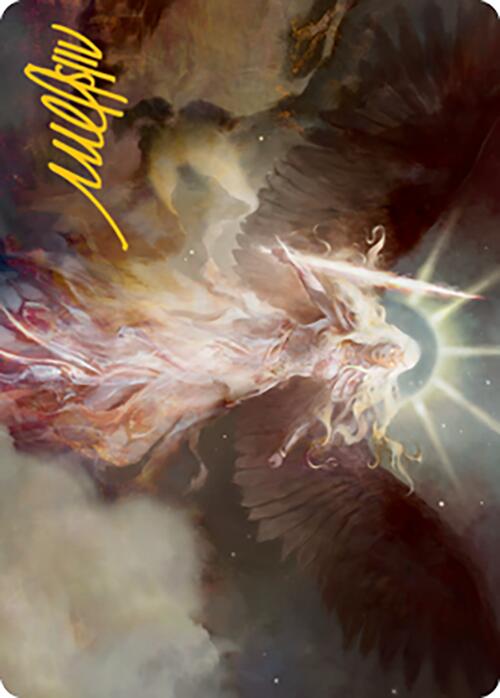 Serra's Emissary Art Card (Gold-Stamped Signature) [Modern Horizons 2 Art Series] | Good Games North