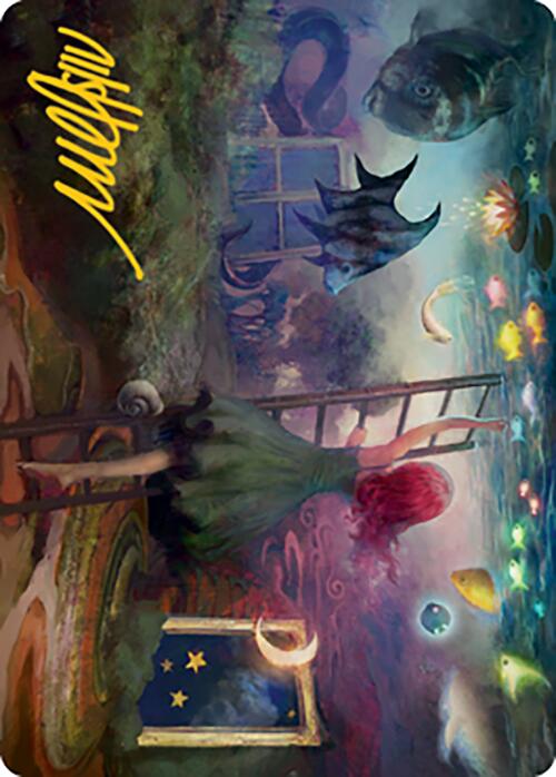Lucid Dreams Art Card (Gold-Stamped Signature) [Modern Horizons 2 Art Series] | Good Games North