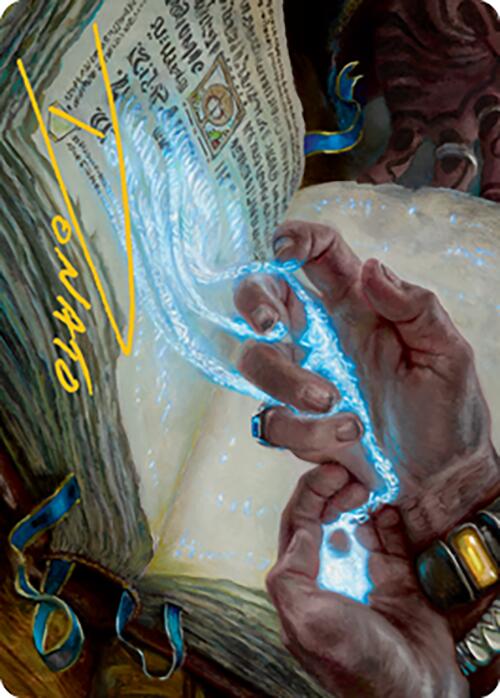 Mystic Redaction Art Card (Gold-Stamped Signature) [Modern Horizons 2 Art Series] | Good Games North