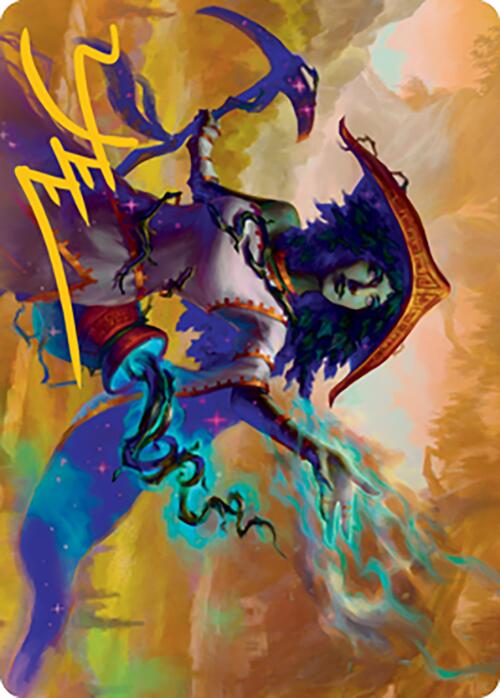 Sythis, Harvest's Hand Art Card (Gold-Stamped Signature) [Modern Horizons 2 Art Series] | Good Games North