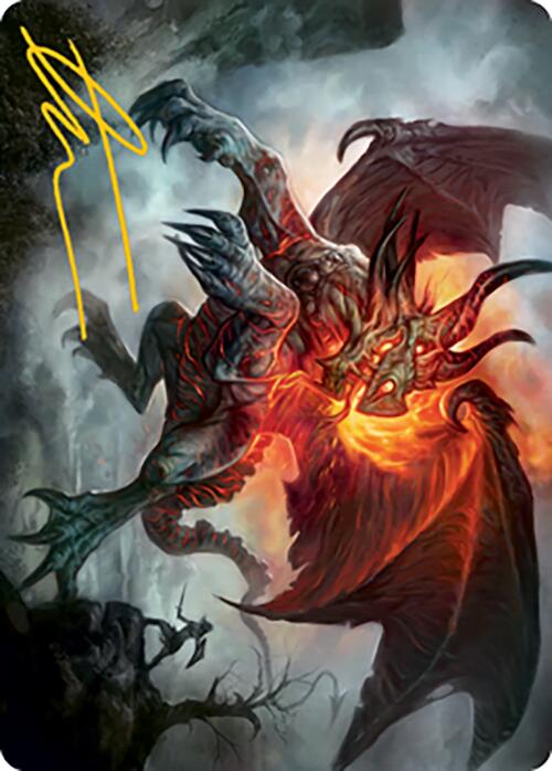Piru, the Volatile Art Card (Gold-Stamped Signature) [Modern Horizons 2 Art Series] | Good Games North