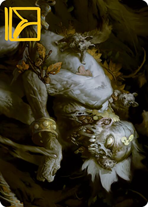 Nested Shambler Art Card (Gold-Stamped Signature) [Modern Horizons 2 Art Series] | Good Games North