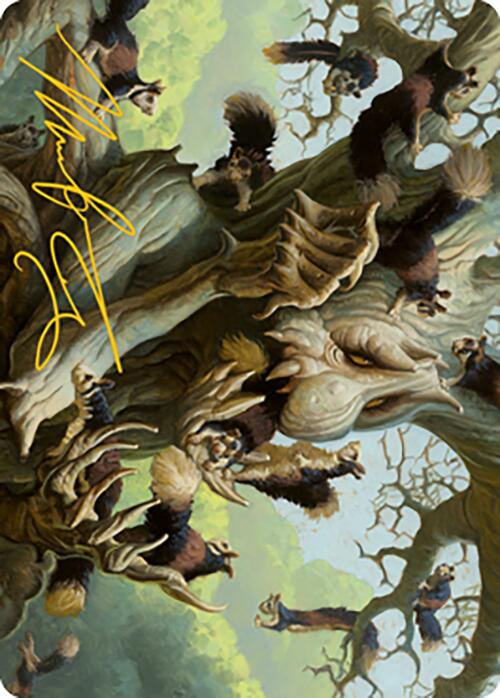 Scurry Oak Art Card (Gold-Stamped Signature) [Modern Horizons 2 Art Series] | Good Games North