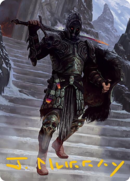 Dakkon, Shadow Slayer Art Card (49) (Gold-Stamped Signature) [Modern Horizons 2 Art Series] | Good Games North