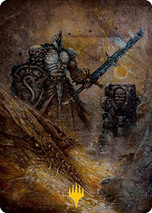 Dakkon, Shadow Slayer Art Card (48) (Gold-Stamped Signature) [Modern Horizons 2 Art Series] | Good Games North