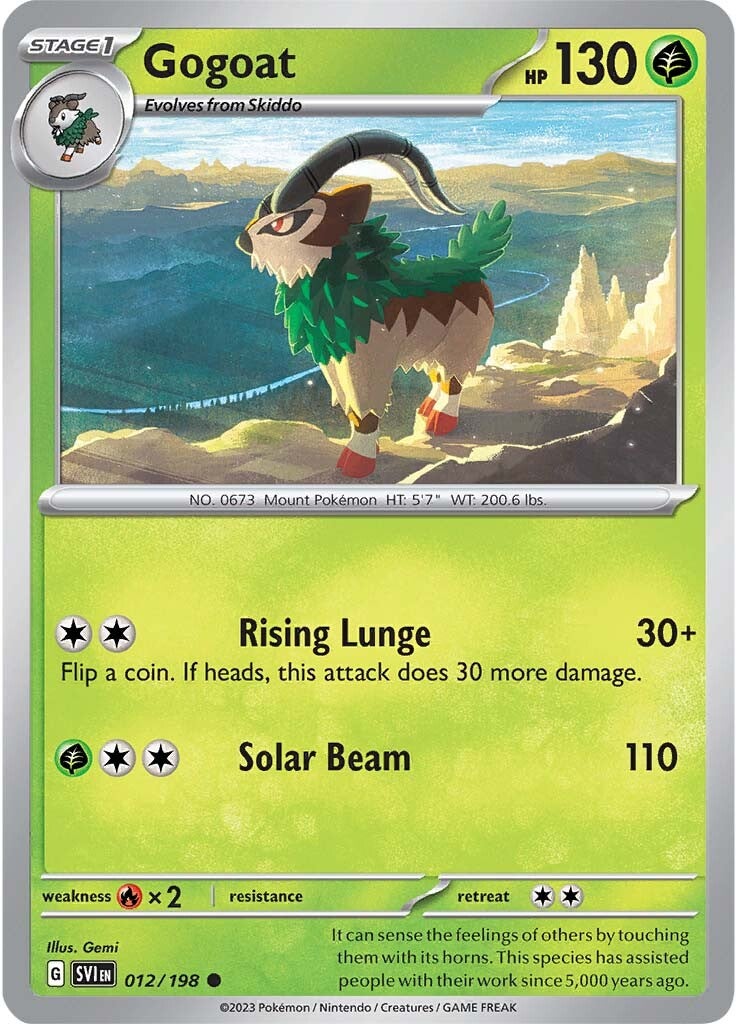 Gogoat (012/198) [Scarlet & Violet: Base Set] | Good Games North