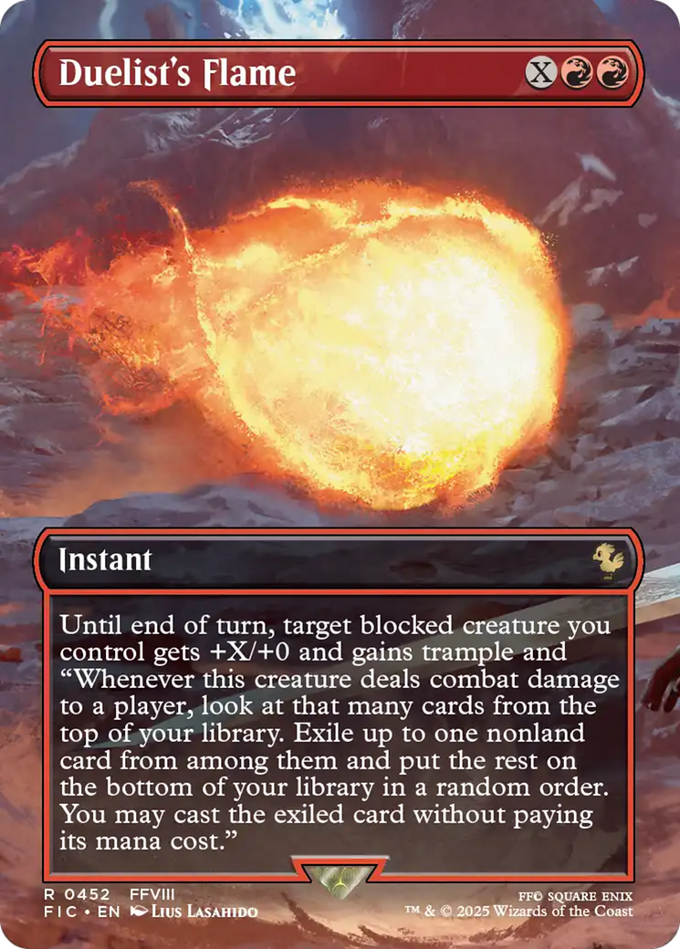 Duelist's Flame (Borderless) [FINAL FANTASY Commander] | Good Games North