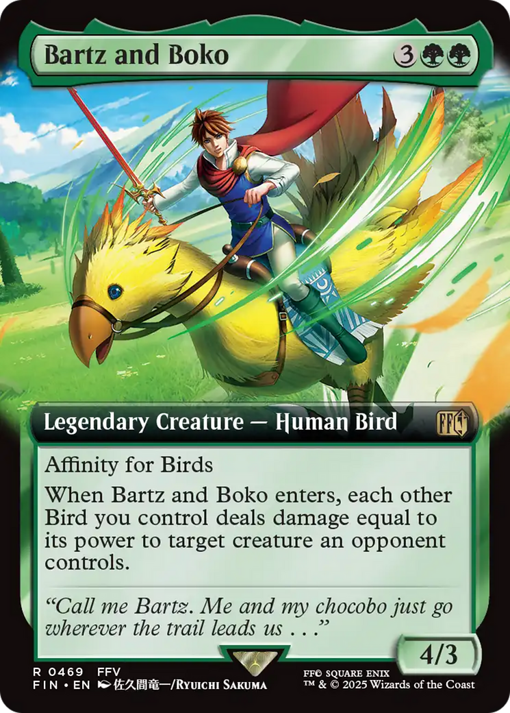 Bartz and Boko (Extended Art) [FINAL FANTASY] | Good Games North