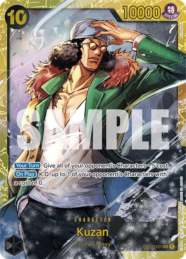 Kuzan (Reprint) OP02-121 (Premium Booster -The Best-)  - Foil | Good Games North