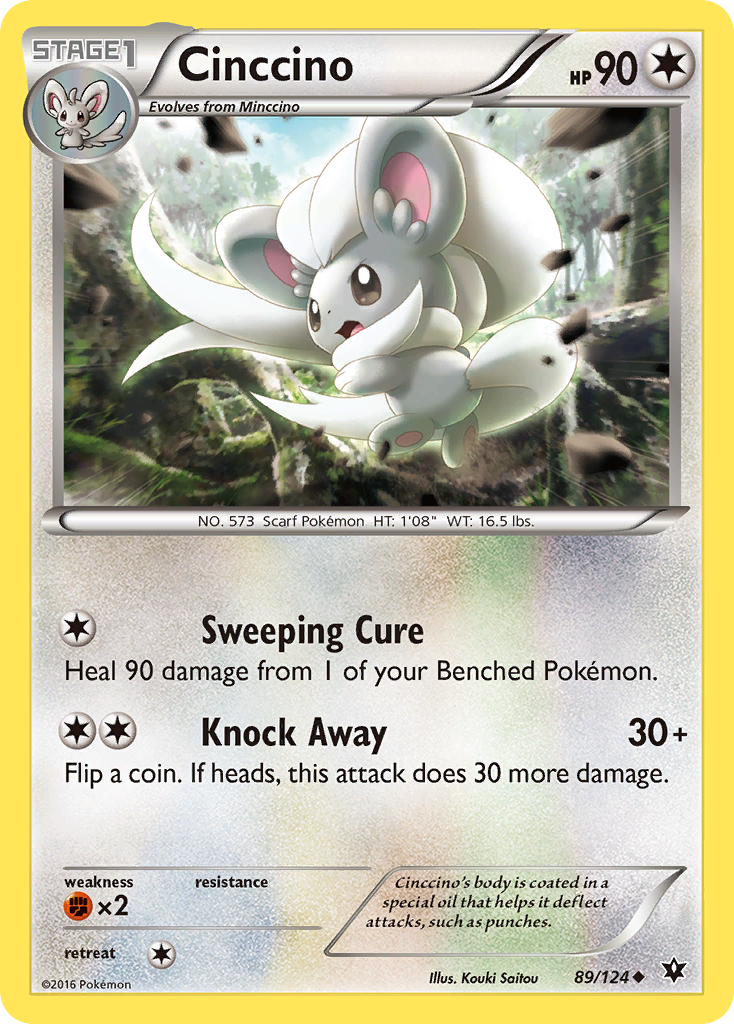 Cinccino (89/124) [XY: Fates Collide] | Good Games North