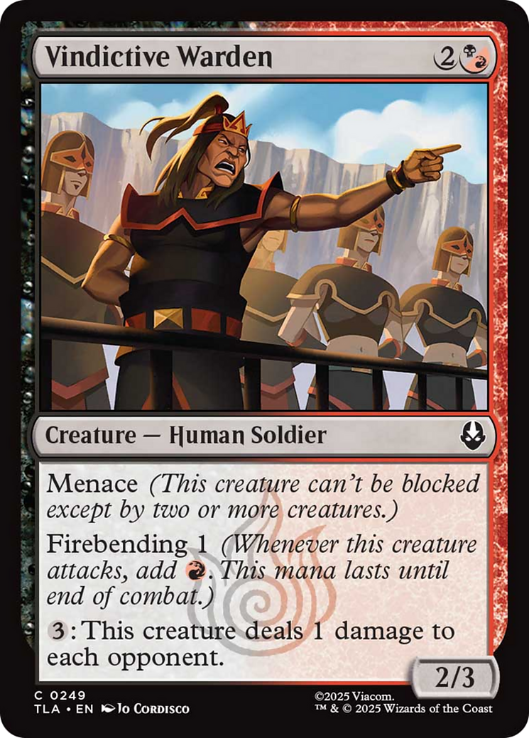 Vindictive Warden [Avatar: The Last Airbender] | Good Games North