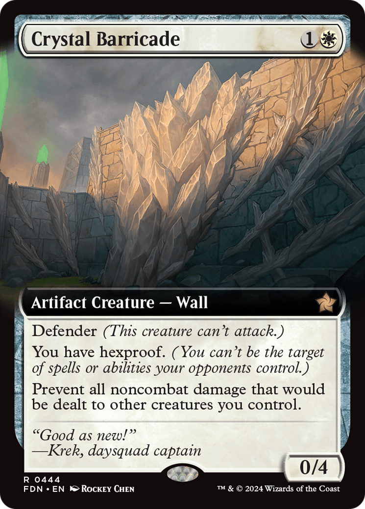 Crystal Barricade (Extended Art) [Foundations] | Good Games North