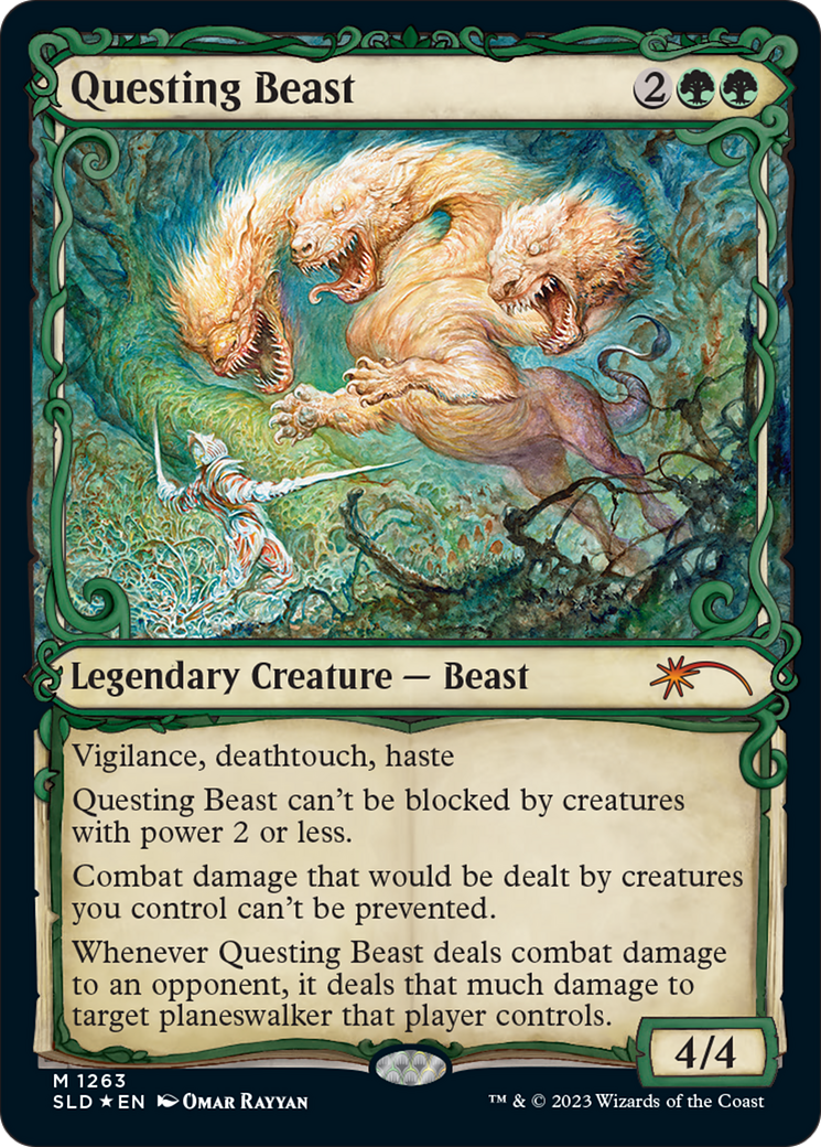 Questing Beast (Halo Foil) [Secret Lair Drop Series] | Good Games North