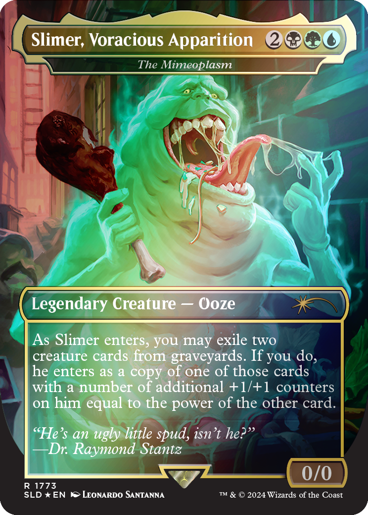 Slimer, Voracious Apparition - The Mimeoplasm (Rainbow Foil) [Secret Lair Drop Series] | Good Games North