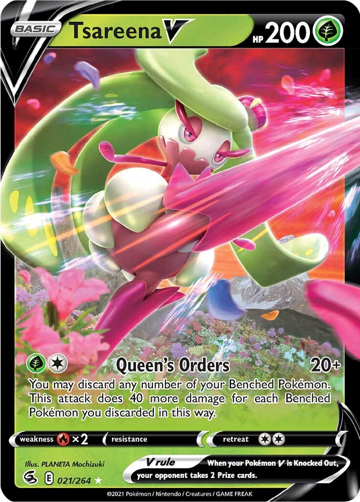 Tsareena V (021/264) [Sword & Shield: Fusion Strike] | Good Games North