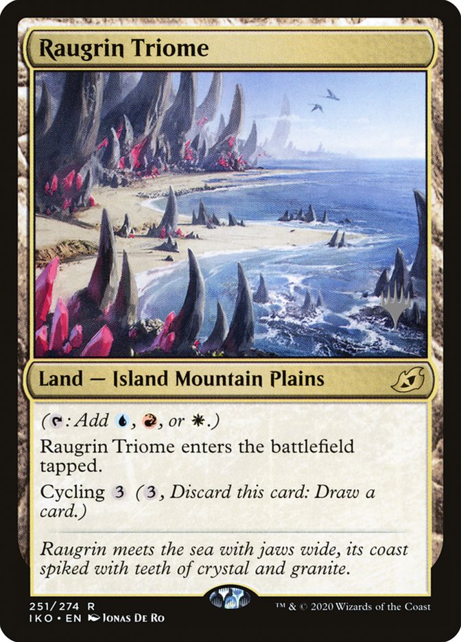 Raugrin Triome (Promo Pack) [Ikoria: Lair of Behemoths Promos] | Good Games North