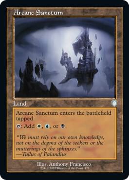 Arcane Sanctum Retro Frame (Commander: The Brothers' War)  | Good Games North