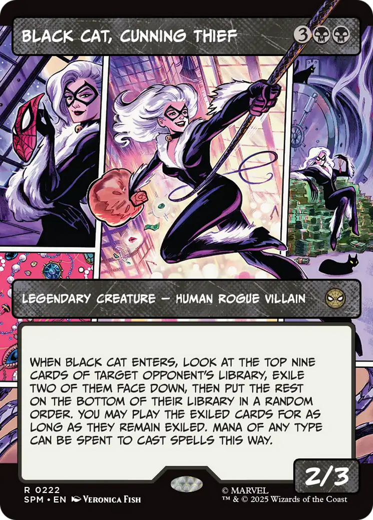 Black Cat, Cunning Thief (Borderless) [Marvel's Spider-Man] | Good Games North