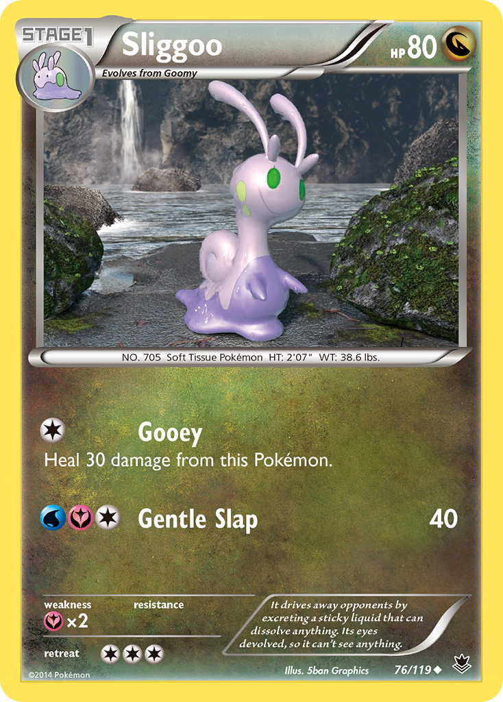 Sliggoo (76/119) [XY: Phantom Forces] | Good Games North