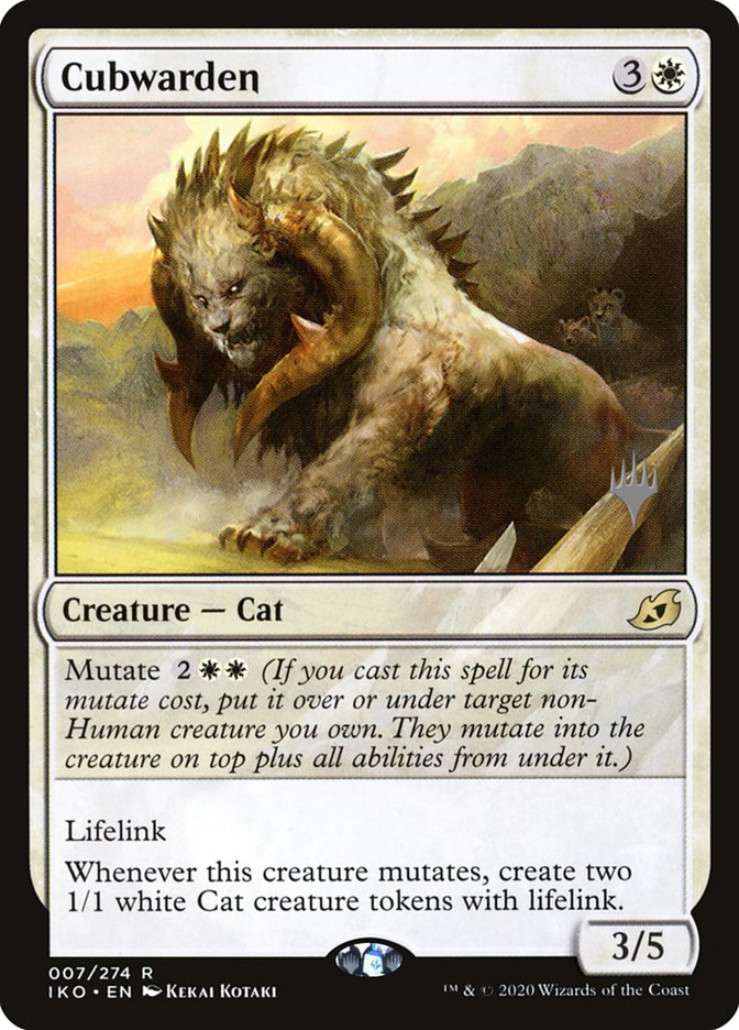 Cubwarden (Promo Pack) [Ikoria: Lair of Behemoths Promos] | Good Games North