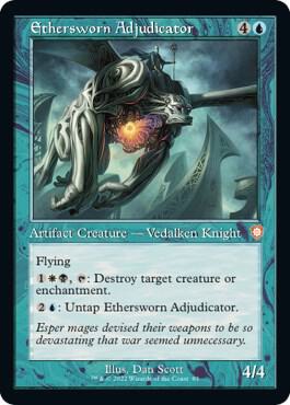 Ethersworn Adjudicator Retro Frame (Commander: The Brothers' War)  | Good Games North