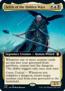 Sefris of the Hidden Ways Extended Art (Commander: Adventures in the Forgotten Realms)  | Good Games North