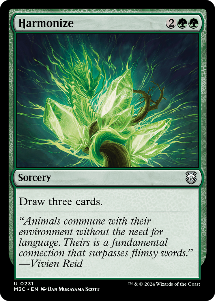 Harmonize (Ripple Foil) [Modern Horizons 3 Commander] | Good Games North
